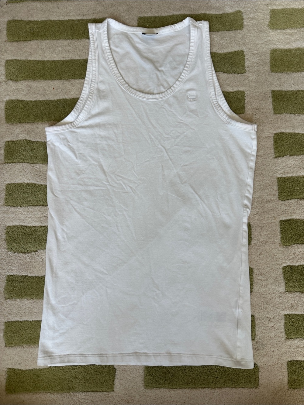 G-Star Classic White Tank Top